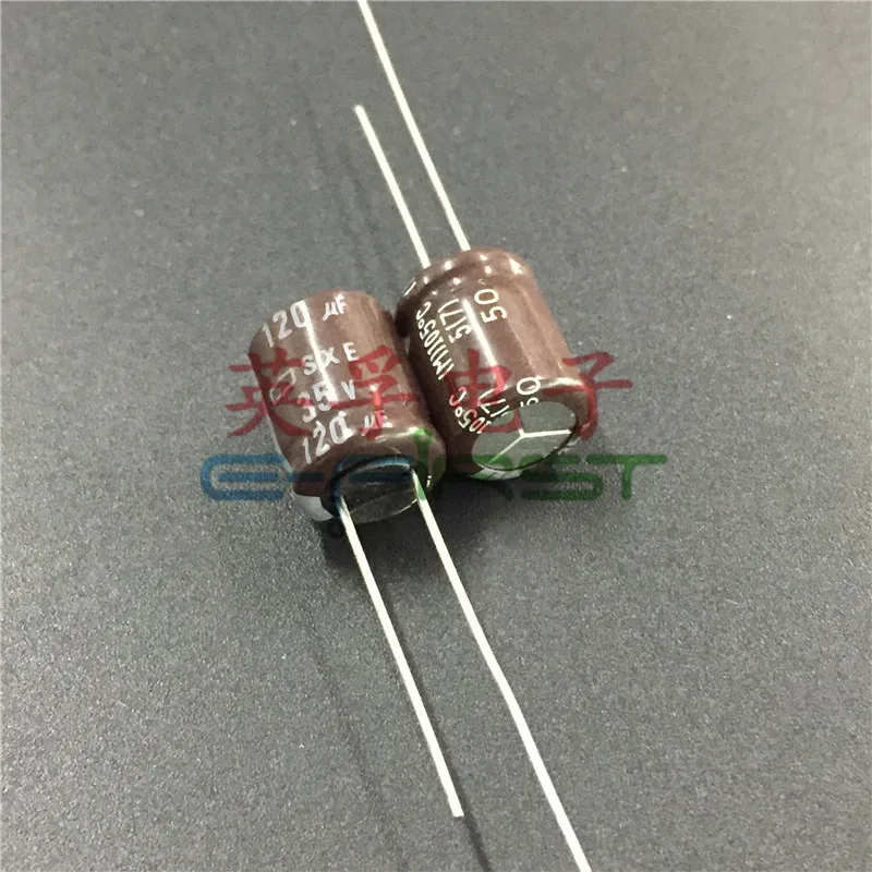 30pcs Nippon 35v120uf SXE Low Resistance Aluminum Electrolytic Capacitor Japan Chemical 10X12.5 free shipping | Электронные