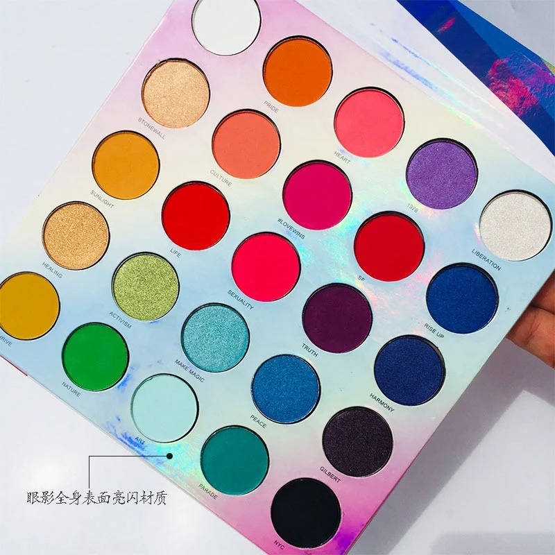 

25-color Glitter Eyeshadow Palette Waterproof Eye Shadow Beauty Eye Cosmetics