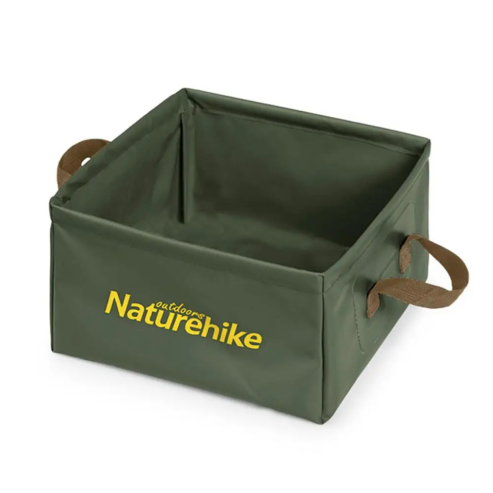 Army Green 13L Открытый кемпинг сумка для инструментов складные квадратные ведро инструменты большой емкости портативное ведро для путешествий многофункциональный хранения мыть - Цвет: Army Green
