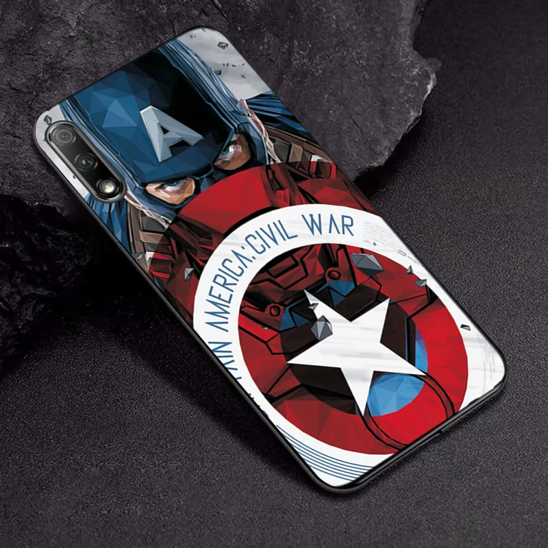 TPUBLK636 Чехол для телефона с изображением Железного человека Marvel для VIVO IQOO NEO, черный чехол из ТПУ для ViVo V17 NEO, чехол Vivo Y81 Y81S Y83 Y91i Y93 Y95 Y85 Z5 91 - Цвет: TPUBLK636