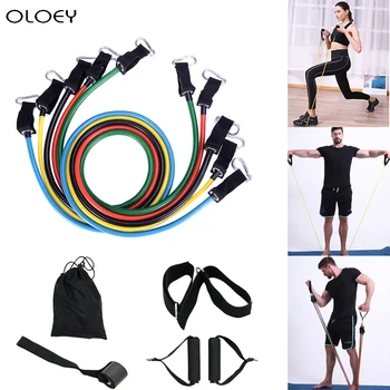 

Sport Fitness High Quality Fitness Resistance Bands Tubes Yoga Pull Rope Gum Workout Exercise Bands Gym Sport Rubber Expander