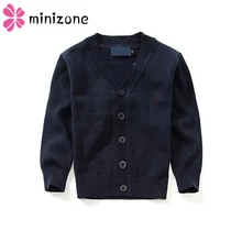 Minizone/осенне-зимний хлопковый свитер; Топ; детская одежда для мальчиков и девочек; вязаный кардиган; свитер; детская весенняя одежда; Новинка года