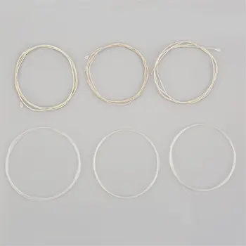

6 Nylon Strings For Classical Guitars Timbres Are Sweet Beautiful And Pure Well-Polished Surface Wooden Guitar 6 Pcs