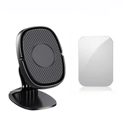 Magnetic Universal Car Phone Holder with Air Vent Clip and Dashboard Mount (Dashboard)