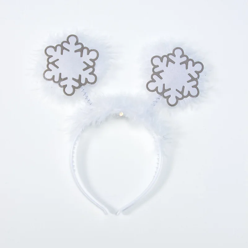 Glitter Christmas Tree Shape Hairband Wash Face Hair Holder Christmas Decorations Costumes Headband New Year Kids Gifts Navidad