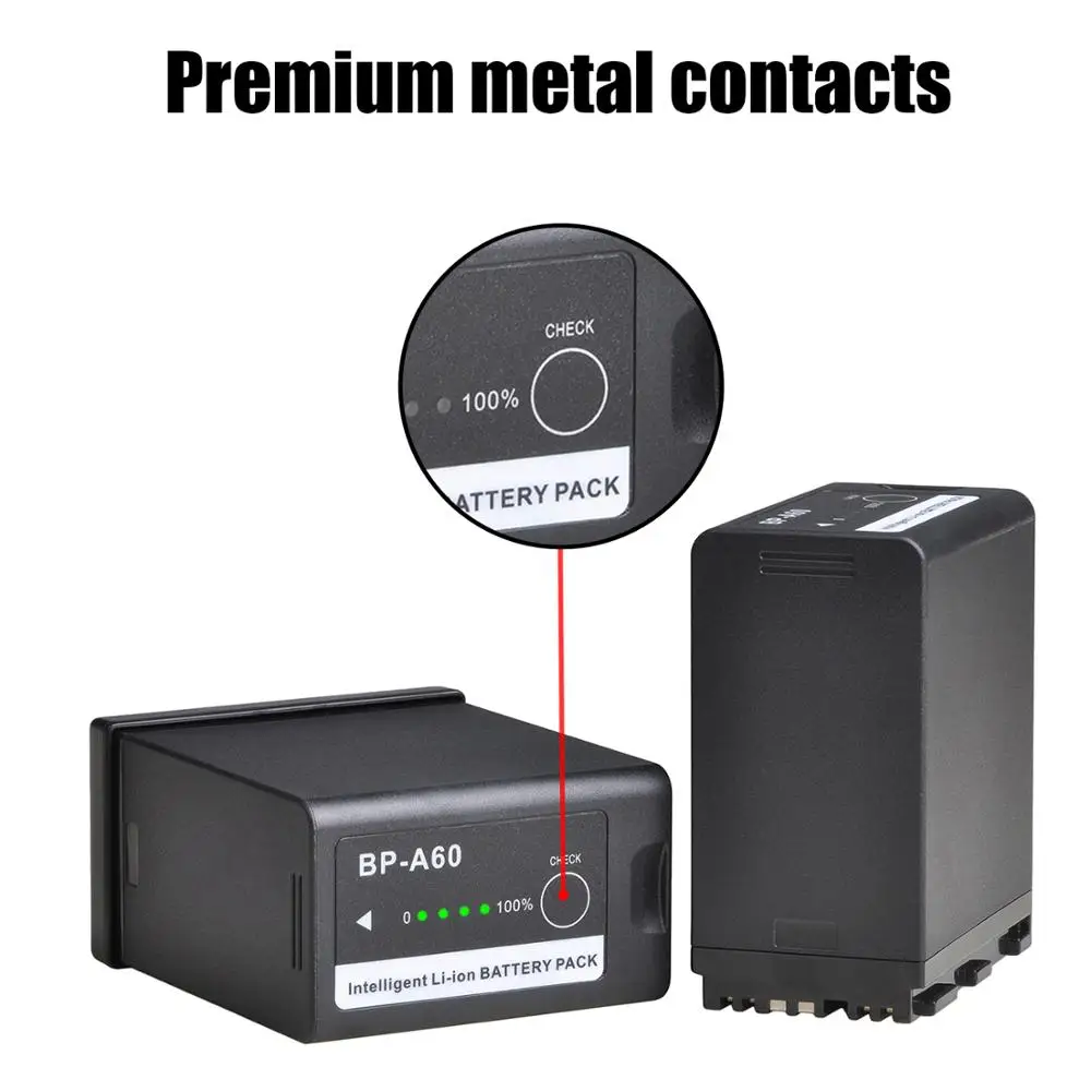 Bateria para Canon Batmax Eos C200 pl C200b C300 Marca ii Xf705 Bp-a60 6800 Mah Ca-cp200l - Image 4