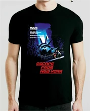 Neu raro Escape de Nueva York película camiseta S-3Xl Top Pop adolescente camiseta(China)