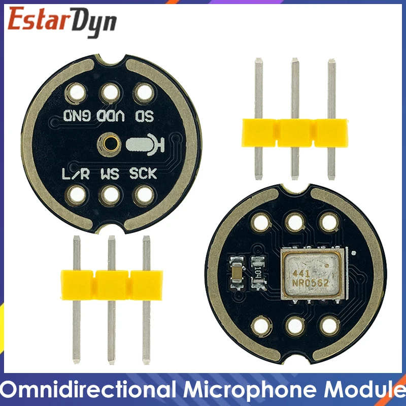 Módulo de micrófono omnidireccional en vivo MH-ET, interfaz I2S INMP441 MEMS, alta precisión, baja potencia, volumen Ultra pequeño para ESP32