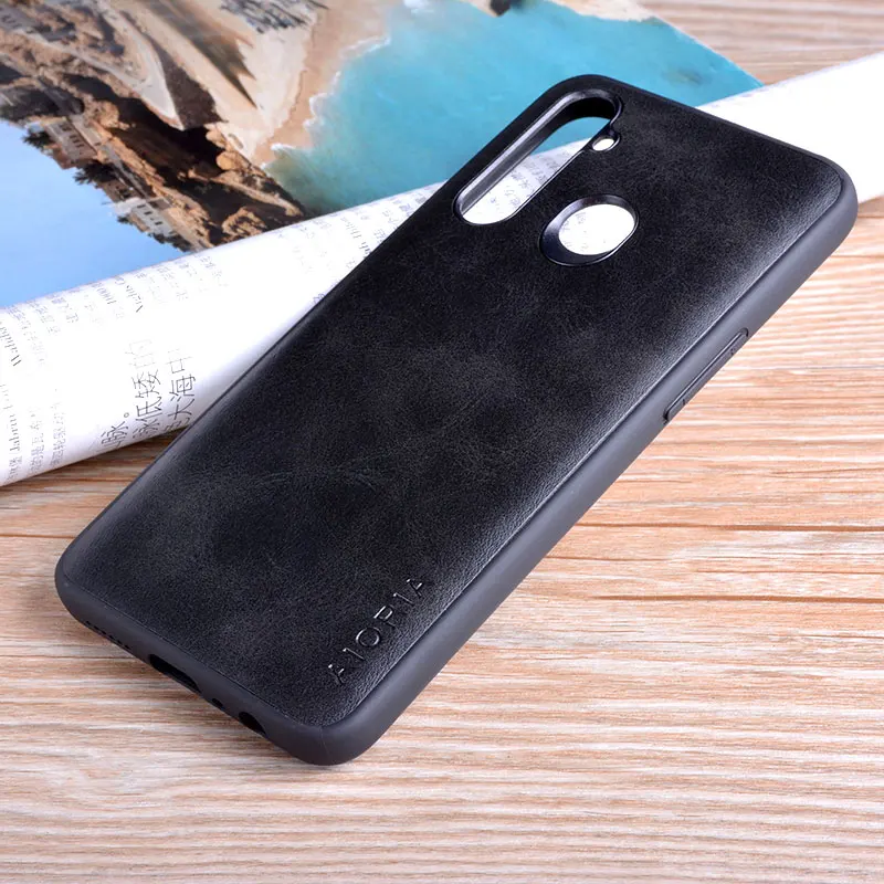 Чехол для OPPO Realme 5 Pro роскошный винтажный кожаный чехол телефона oppo realme pro деловой |