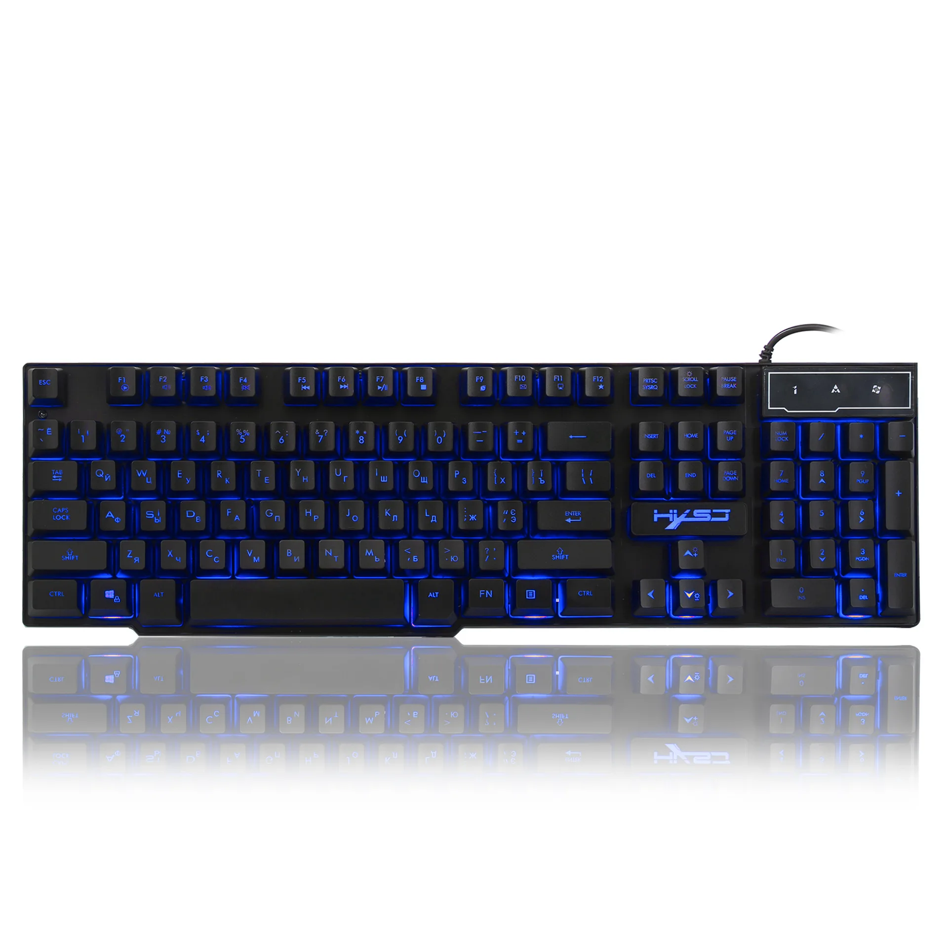 

R8 Three-color LED backlit gaming keyboard Mouse set Combos USB Wired Full Key Professional Mouse Keyboard for PC laptop