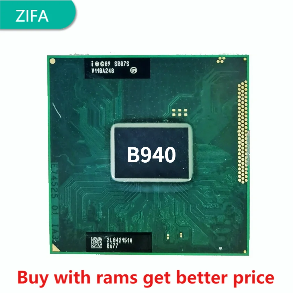Двухъядерный процессор Intel Pentium B940 SR07S 2 0 ГГц Мб 35 Вт разъем G2 / rPGA988B | Компьютеры и