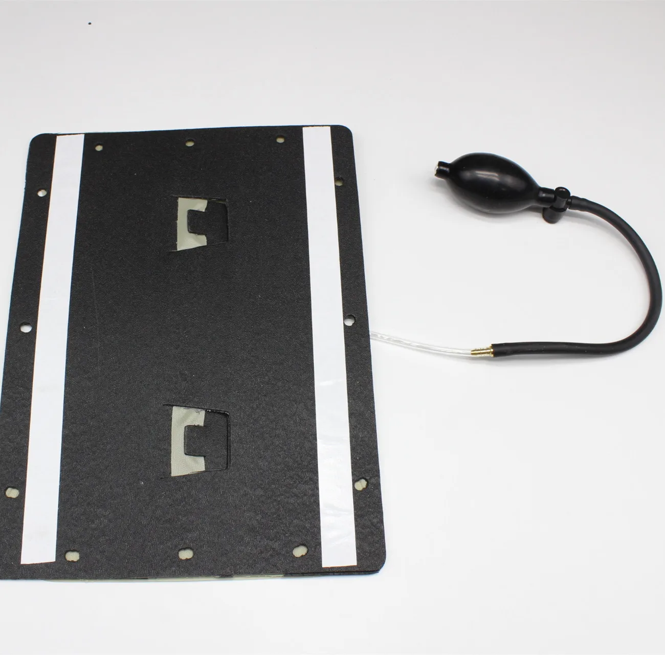 자동차 인테리어 시트 등받이 지지대, 요추 쿠션 베개, 수동 작동, 양방향 수동 팽창식 공압 마사지 부품