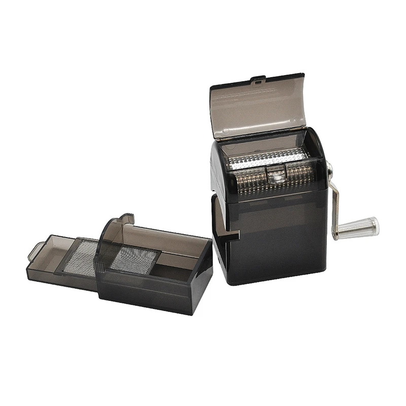  Hand-Cranked Grinder Cigarette Rolling Machine Chicha Herb Weed Grinder Metal Plastic Smoking Grind