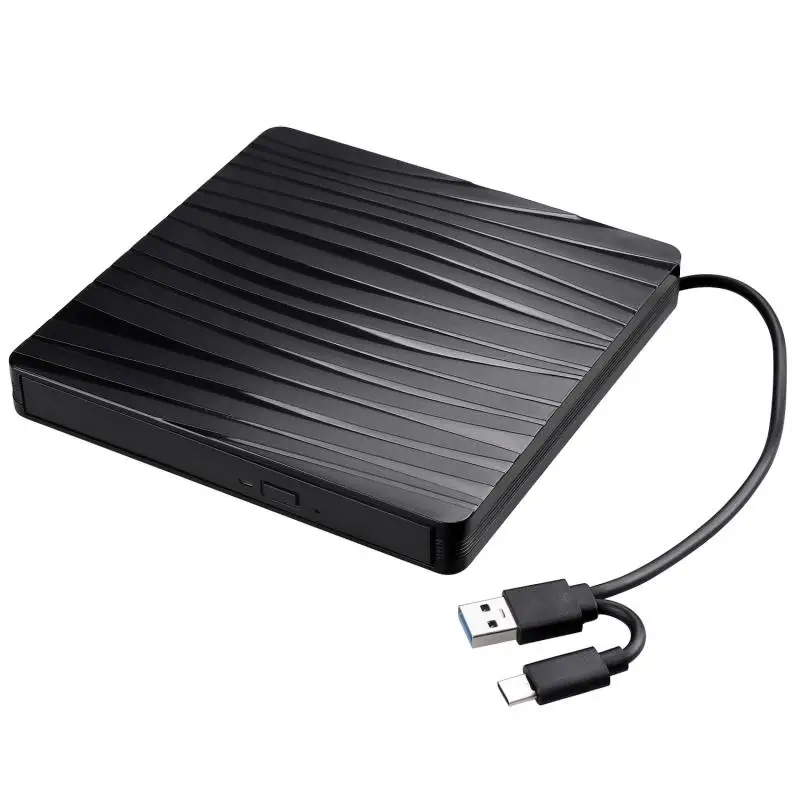 Универсальный тип C USB 3,0 внешний DVD/CD/VCD горелка RW SVCD проигрыватель дисков оптический привод для Mac/PC/Apple ноутбук/OS/Windows