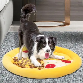 

Pet Dog Snuffle Mat Dog Nosework Pad Feeding Mat Washable Pet Sniffing Training Blanket Fleece Pads For Dogs Puppy