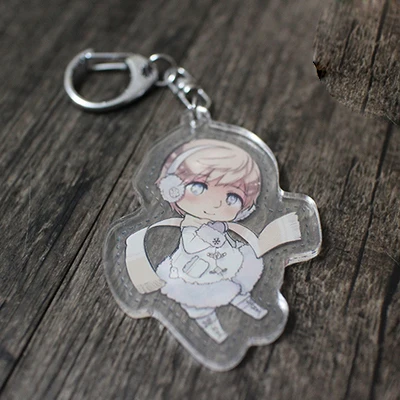 Axis power Hetalia Alfred F. Jones Kiku Honda Ivan Braginsky Yao Wang фигурка Косплей акриловый брелок Подвеска для ключей подарки - Цвет: Цвет: желтый