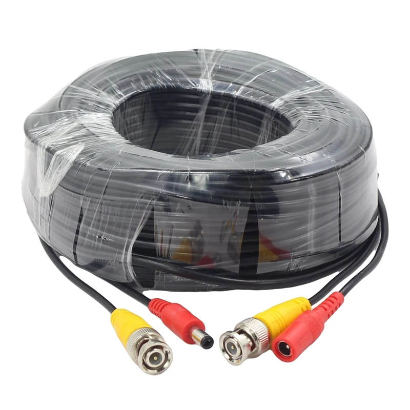 

ELEG-BNC Video and DC Power Extension Cable/lead with Connector for Surveillance Cameras /CCTV Security Camera Connector 30m