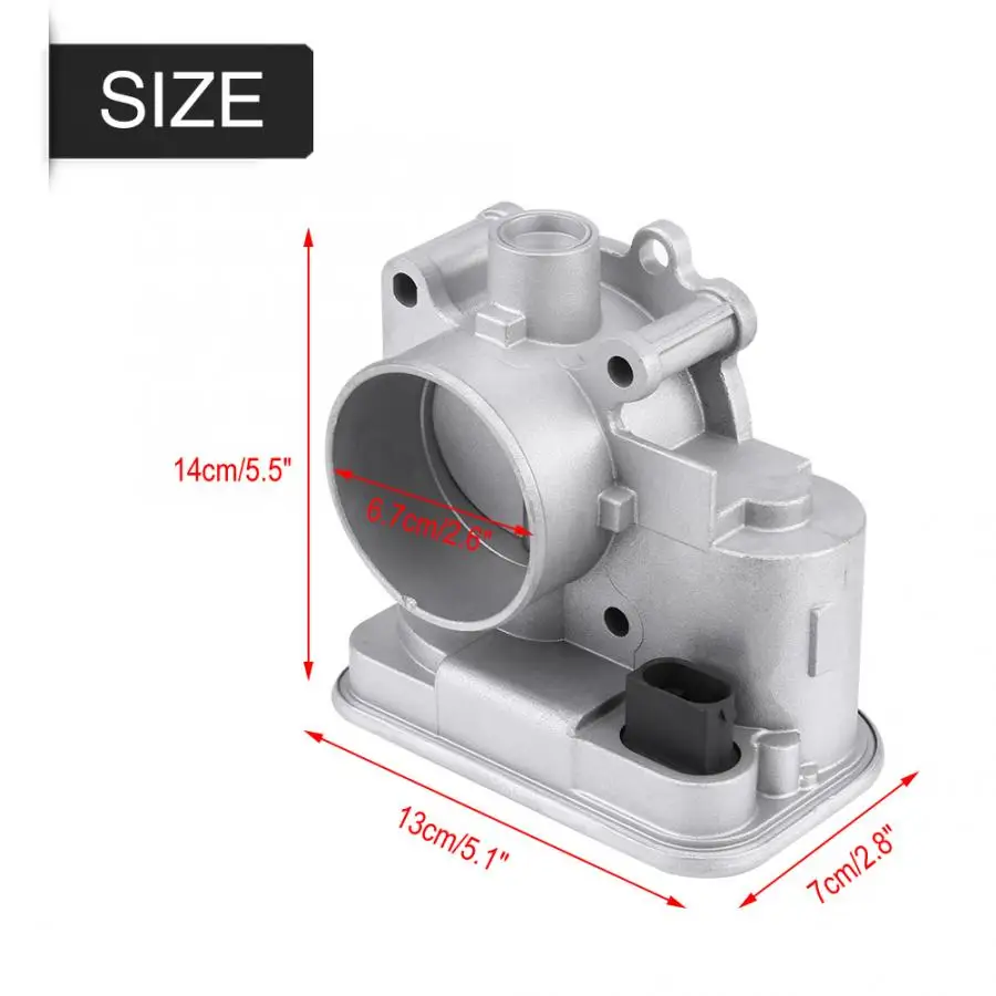 

Intake Throttle Body Assembly Complete Throttle Body Assembly for Jeep Dodge Chrysler 1.8 2.0 2.4L 2007-2016 04891735AC Car