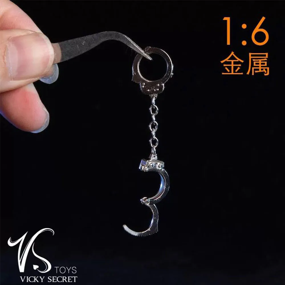 

Vstoys 1:6, куклы-солдаты в наличии, Металлические наручники, карманные модели, запчасти и сценические аксессуары