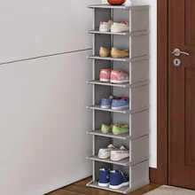 Вертикальная полка для обуви пылезащитный шкаф простой в сборке
