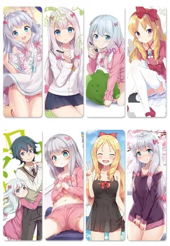 

10 sets/lot Anime Eromanga Sensei bookmarks for books Yamada Elf Senjyu Muramasa PVC Book mark Office School Accessories Gift