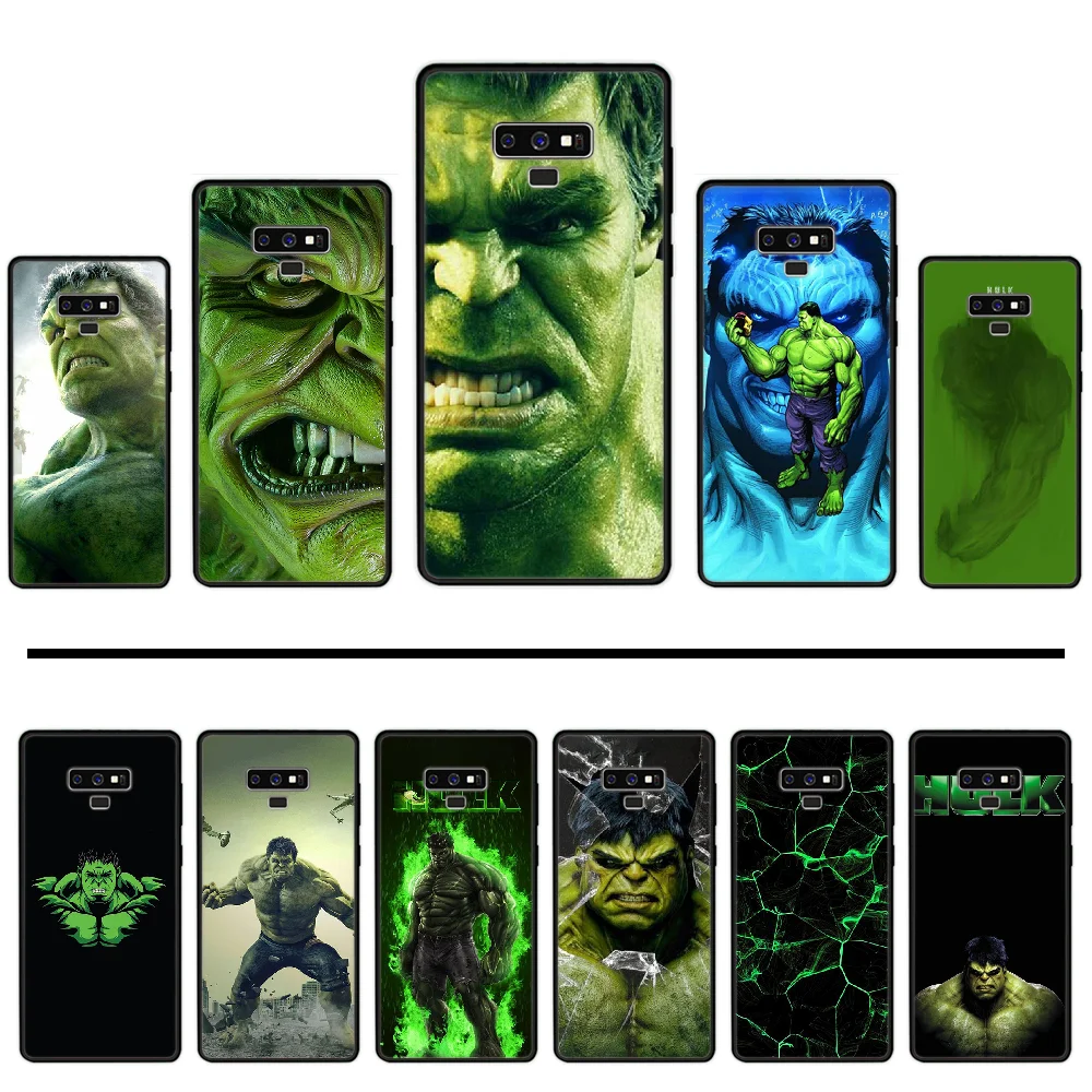 Чехол для мобильного телефона Marvel hulk Новое поступление черный чехол Samsung Galaxy S8 S9