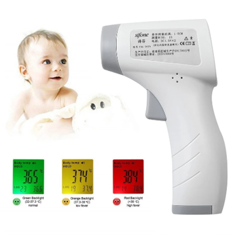 

Baby Thermometer Infrared Digital LCD Body Measurement Forehead Ear Non-Contact Adult Body Fever IR Children Termometro Handheld