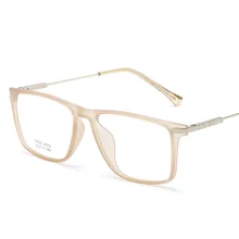 Ретро очки для чтения в европейском и американском стиле TR90, Harajuku ins, квадратные, без градусов, унисекс, простые, новые, повседневные, плоские