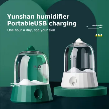 

Portable Rechargeable Battery Air Humidifier Wireless USB Diffuser Ultrasonic Humidifier Atomizer with LED Lamp For Home Office