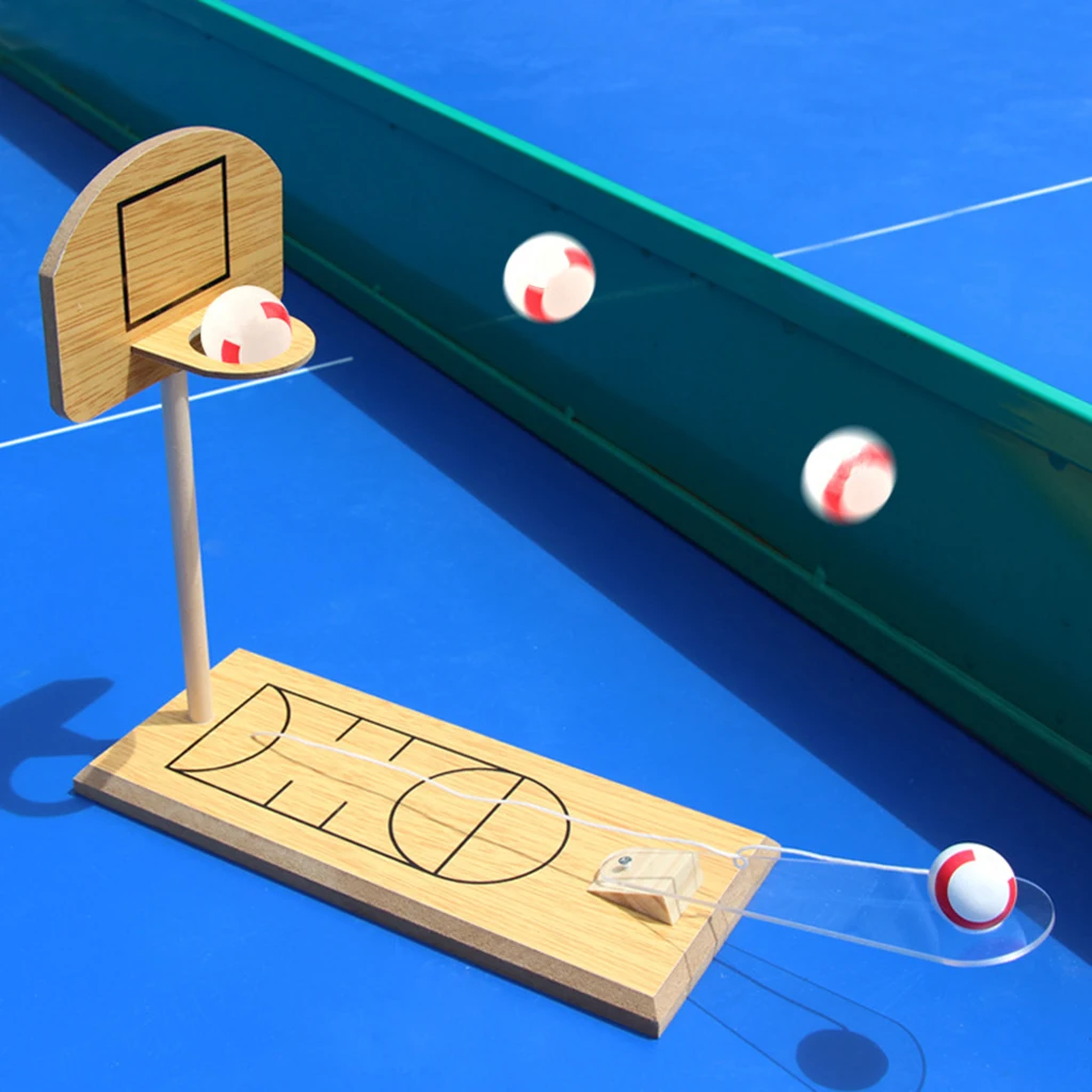 Mini-doigt en bois Jeu de tir de basket-ball Desktop Le tableau des jouets  - Chine Le basket-ball et jeu de table prix