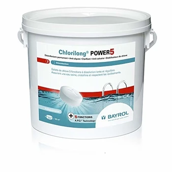 

Bayrol – Chlorilong Power 5 – Cloro lento 5 funciones, 5 kg