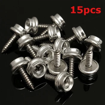 

Hot 15mm Stainless Steel Sockets Durable Snap Fastener Kit Boat Cover Fitting Anti Rust Hardware Tools Screw Press Stud Combinat