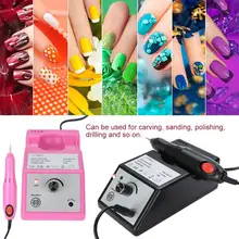 Маникюрные фрезы профессиональная электрическая полировальная машинка для ногтей маникюр; педикюр; полировка машина комплект отвертка дрель и аксессуары