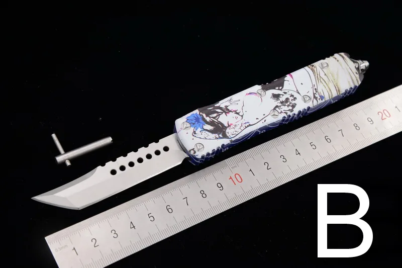 custom B JUFULE, новинка, UT UT70 UT85 UTX UTX70 UTX85, алюминиевая ручка, стальное лезвие, походный тактический инструмент, обеденный кухонный функциональный нож - Цвет: custom B
