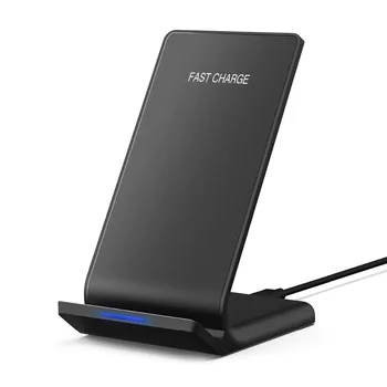 

SOONHUA Portable Qi Wireless Charger 10W Quick Charging Multiple Protection Phone Holder For iPhone X 8 8Plus Samsung S9 S8Plus