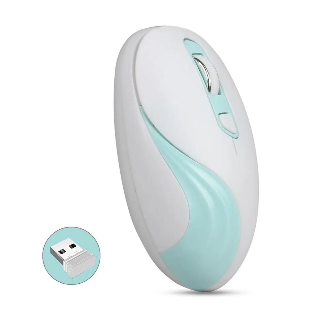

New Fashion Comfortable Ergonomic Design G833 Wireless Mouse 2.4G Laptop Mouse Blue Pink Wireless Mouse