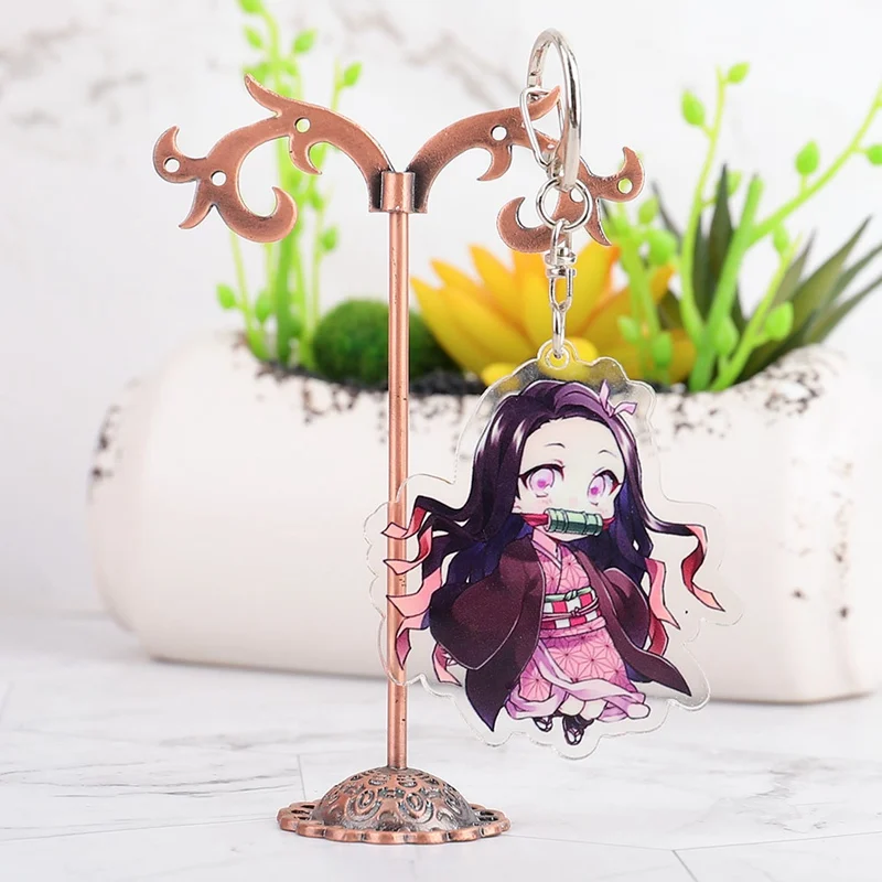 Аниме брелок демон убийца: Kimetsu без Yaiba Chibi мультфильм акриловые подвески