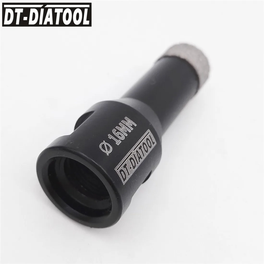DT-DIATOOL 2 шт. M14 сухие Вакуумные Паяные алмазные сверла для бурения коронки керамическая плитка кольцевая пила гранит мраморный камень сверла Grit35/40