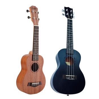 

21 Inch Ukulele Soprano Beginner Ukulele Guitar Ukulele Mahogany & 24 Inch Black Mahogany Fingerboard Concert Ukulele