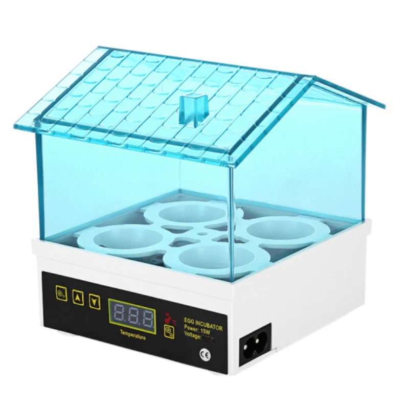 Цифровой температурный маленький Брудер 4 шт. мини-инкубатор для яиц инкубатор