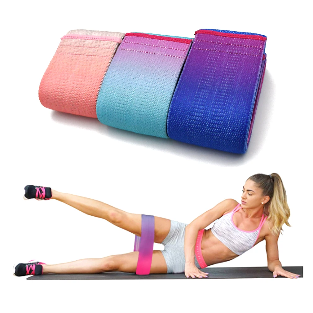 

2019 New Unisex Booty Band Hip Circle Loop Yoga Resistance Band Workout Exercise For Legs Thigh Glute Butt Squat Non-slip Bands