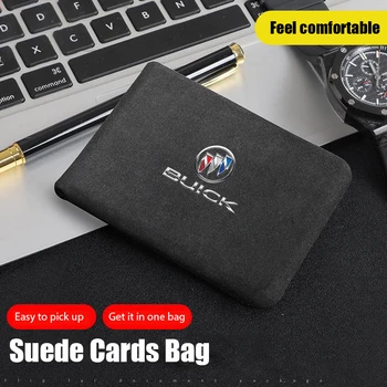 

For Buick Regal Excelle Envision Allure Gt Hrv Encore Enclave Lesabre Car Logo Bank Card Package Credit Card Holder Wallet