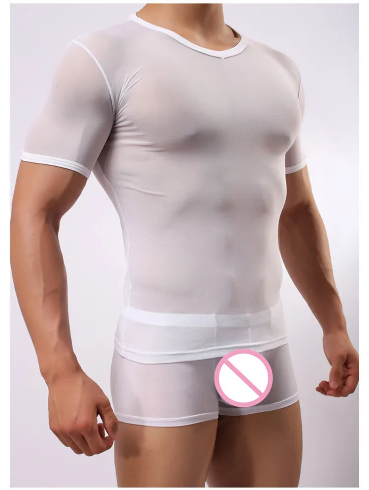 Mesh-Sexy-Mens-Top-Tees-T-Shirts-Transparent-Bodybuilding-Fitness-Tshirt-Short-Sleeve-Gay-Male-Singlets (1)_