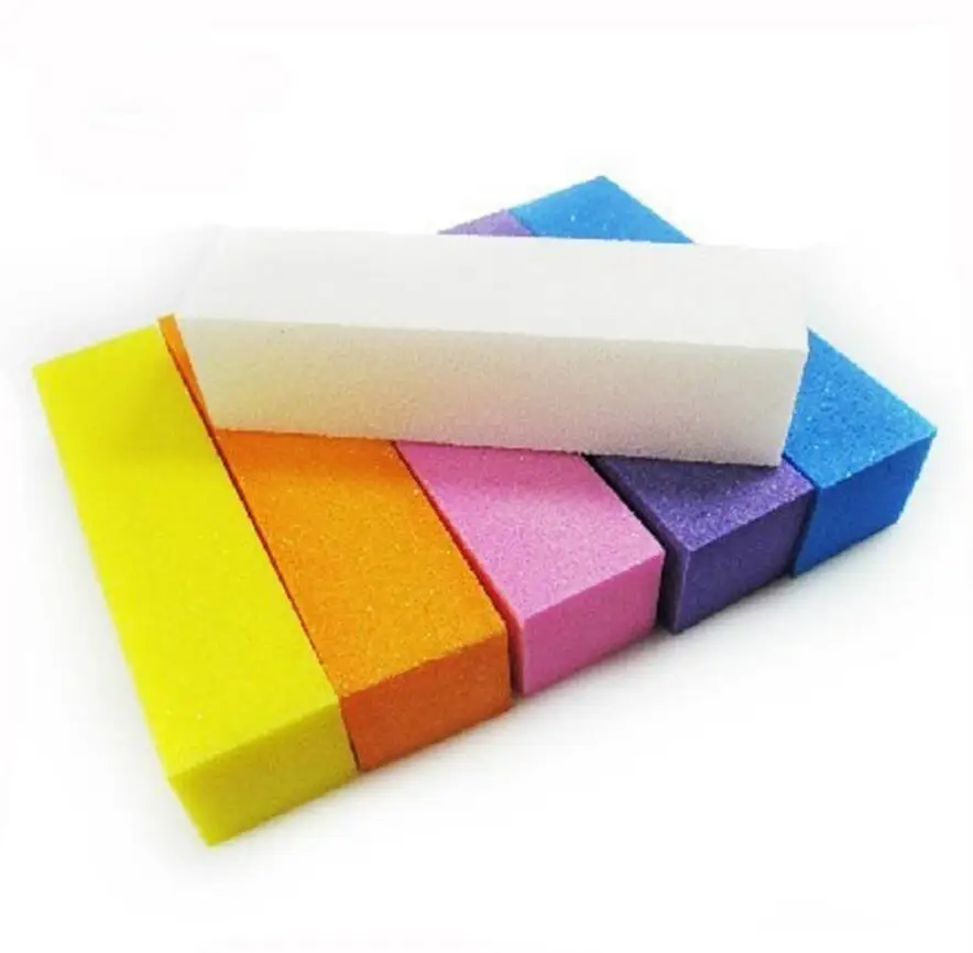 10Pcs/set Sanding Sponge Nail File Buffer Block for UV Gel Nail Polish DIY Nail Art Manicure Pedicure White Nail Buffers File