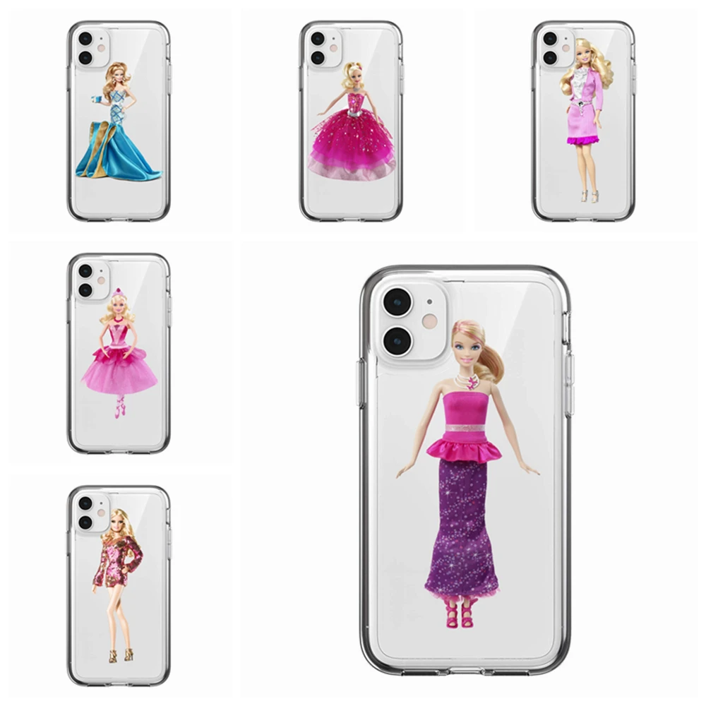 Чехол для iPhone 6 6s 7 8 Plus x xs xr max 11pro SE2 силиконовый мягкий TPU Beauty Barbie Series Чехлы f8 |