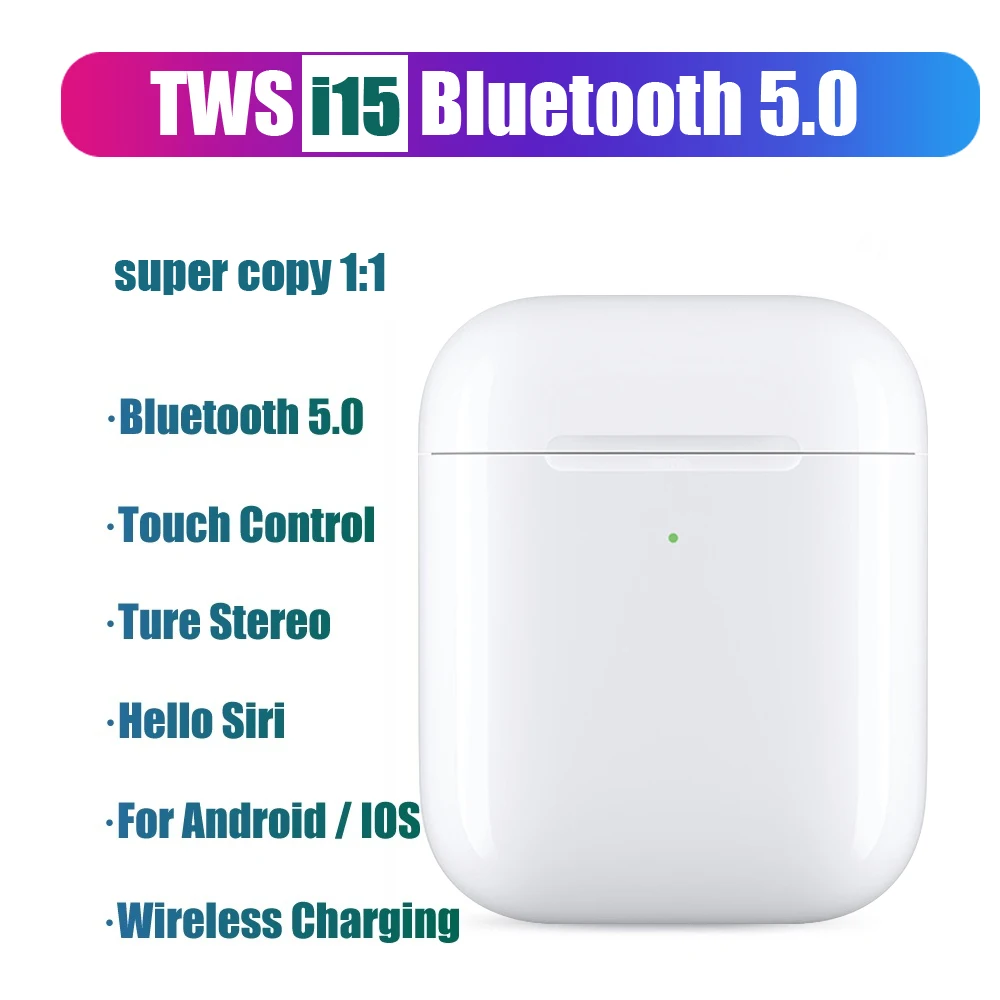 Беспроводной Bluetooth 5,0 новые i15 Max Tws наушники мини наушники сенсорное управление гарнитура для телефона samsung Xiaomi huawei