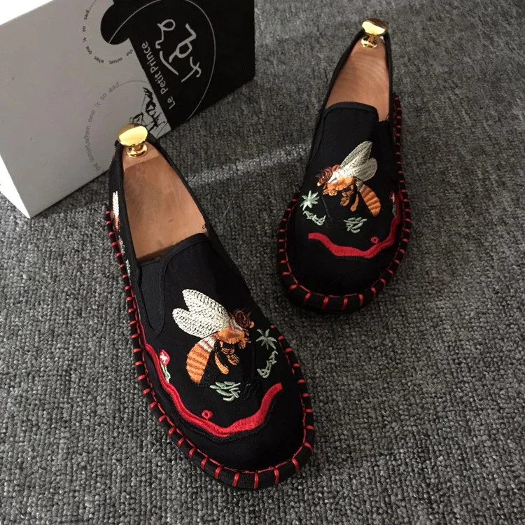 Men's Casual Loafers Summer Slip on Canvas Shoes