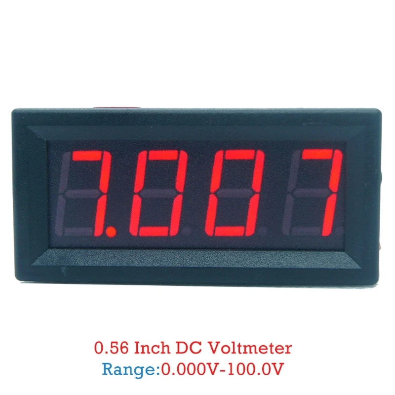 

DC 0-99.99V (100V) 4-digits 0.56inch Digital Voltmeter 3Wire Voltage Panel Meter 19QB