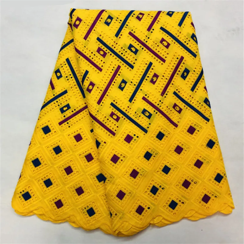 Billig 5 yard Schweizer spitze stoff 2019 neueste schwere perlen stickerei Afrikanische baumwolle stoffe Schweizer voile spitze beliebte Dubai stil HL10223