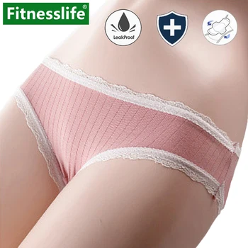 

Period Panties Leak Proof Menstrual Underwear Cotton for Teen Women Small Feminine HygieneSoft Under Pants Female Briefs M L XL